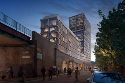 Adjaye Associates' approved plans for 20-24 Pope's Road Brixton