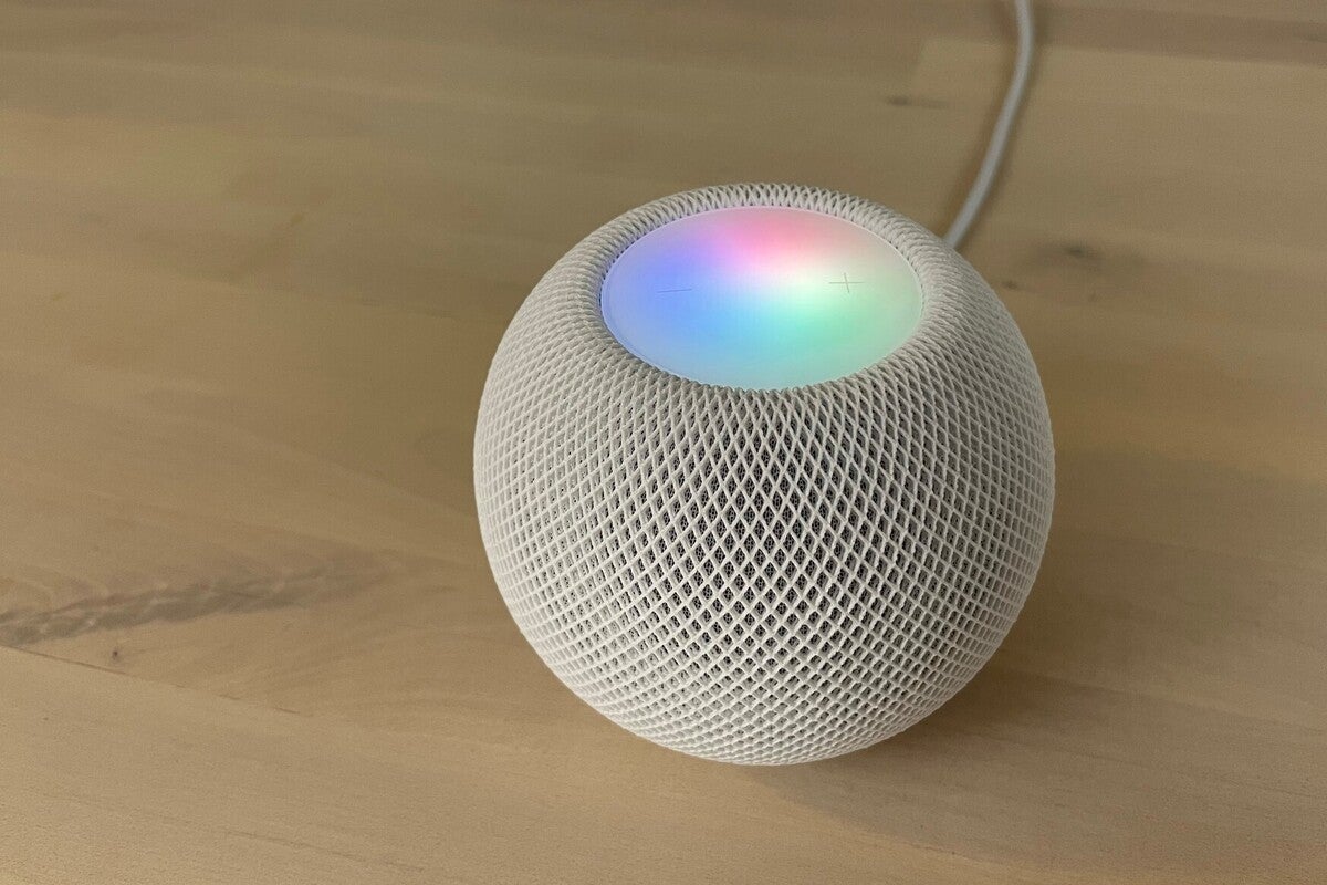 apple homepod mini top