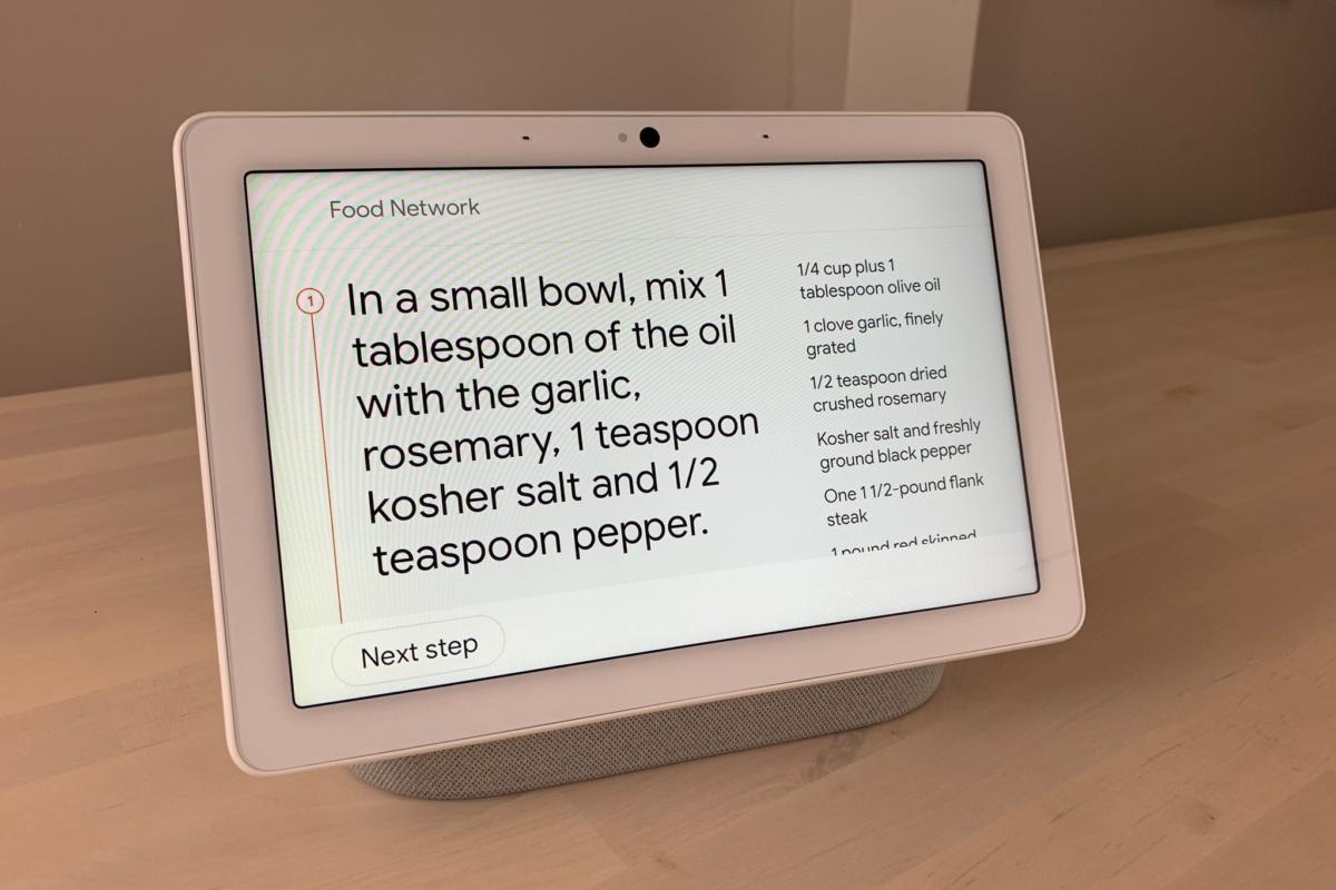 google nest hub max recipes