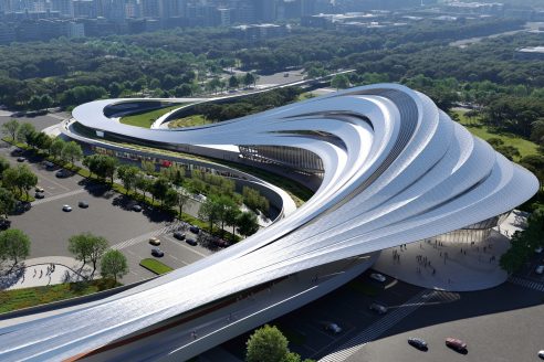 Zaha Hadid Architects has won an international competition for a new culture and art hub in the capital of China’s Shaanxi Province