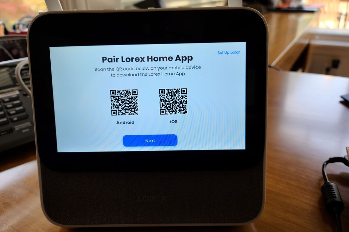 lorex home app qr codes