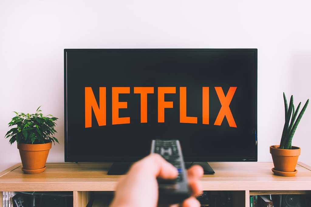 Netflix on a TV screen