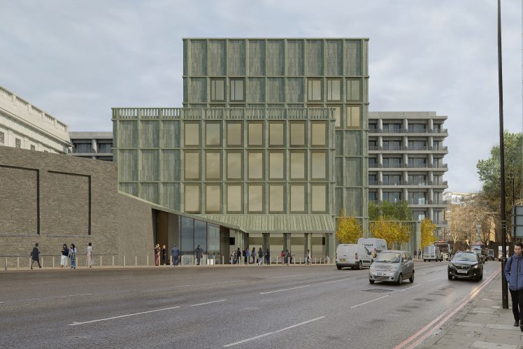 David Chipperfield Architects' plans to rework the Royal Mint into a new complex for the Chinese Embassy (as submitted June 2021)