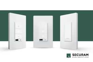 Securam's in-wall smart lighting controls available for purchase 