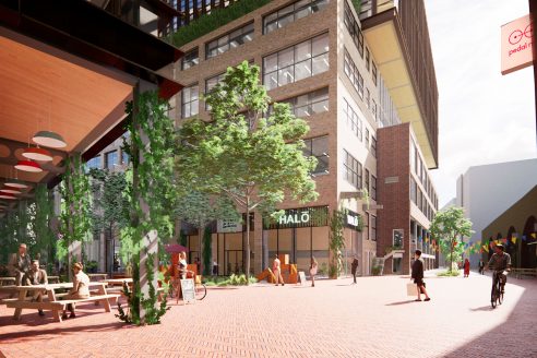 Bennetts Associates' approved Timber Square plans for 25 Lavington Street