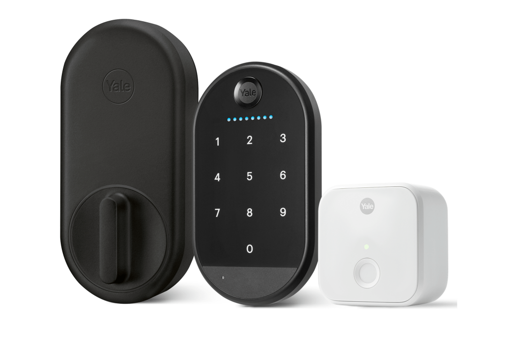 Yale Approach retrofit smart lock with keypad and bridge