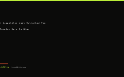 Your Competitor Just Outranked You on Google. Here Is Why.