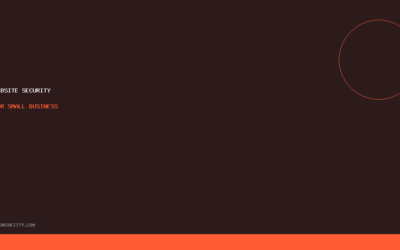 Why Your Small Business Website Is a Target for Hackers (And What to Do About It)