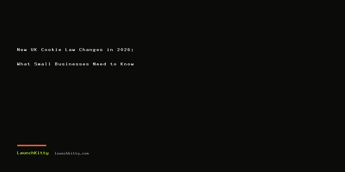 New UK Cookie Law Changes in 2026: What Small Businesses Need to Know